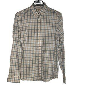 Faherty Movement Plaid Button Down Shirt Sz SM Classic Lightweight